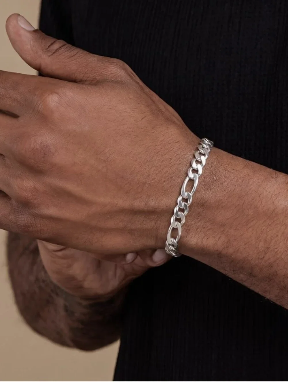 925 Silver Cuban Link Bracelet